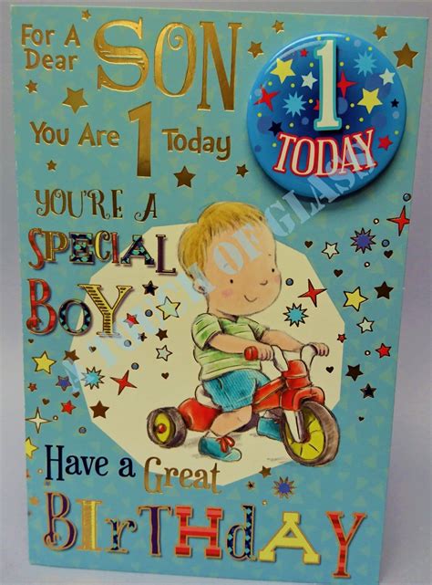 Happy 1st Birthday Son