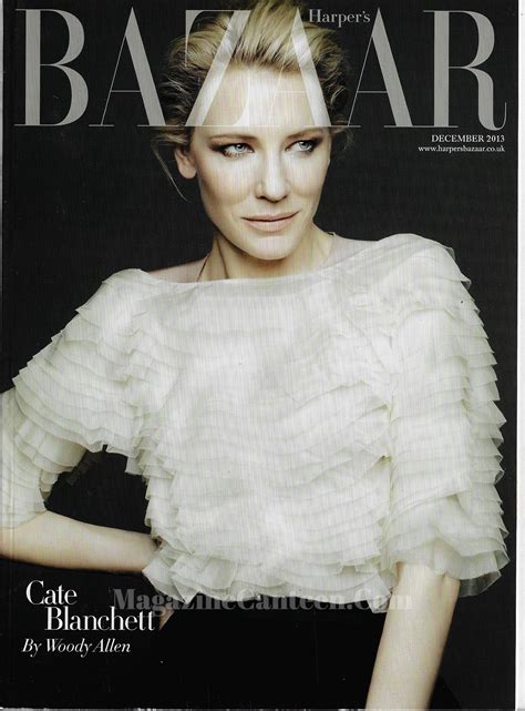 Harpers Bazaar Magazine Cate Blanchett Magazine Canteen