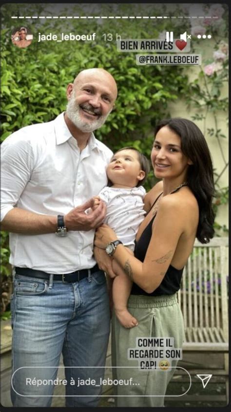 Photo Jade Leboeuf D Voile Un Rare Clich D Enfance Avec Son Papa Frank