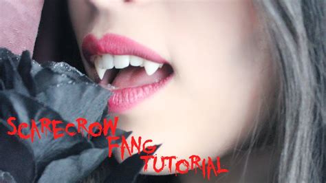 Scarecrow Vampire Fangs Tutorial Youtube