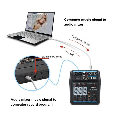 Xtuga Am Best Usb Mini Mixer Audio Channel For Home Bar Xtuga Audio