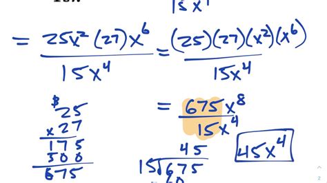 Exponents Using The Laws Of Exponents To Simplify Youtube