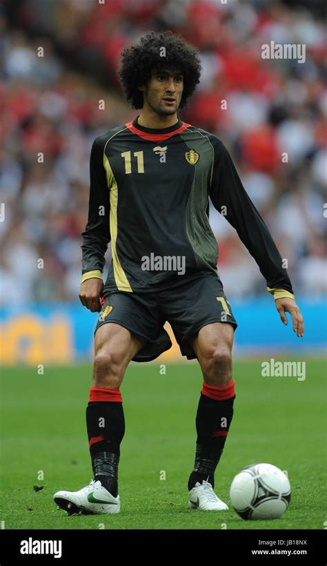 MAROUANE FELLAINI BELGIUM WEMBLEY STADIUM LONDON ENGLAND 02 June 2012 ...