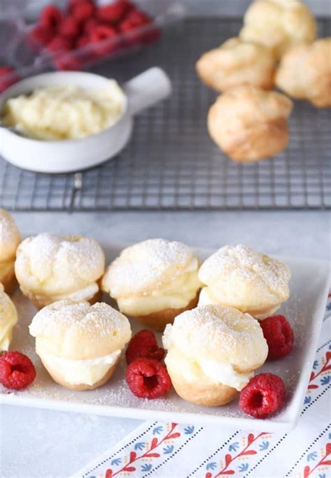 Amazing and Foolproof Mini Cream Puffs Recipe | Mel's Kitchen Cafe