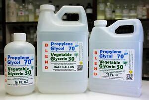 1 2 GALLON 16OZ 70 30 BLEND PG VG PROPYLENE GLYCOL VEGETABLE GLYCERIN