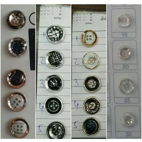 Round L Uv Designer Plastic Button For Garments Packaging Type