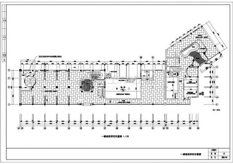 经典高档中式餐厅建筑设计cad全套施工图（标注细致）餐厅土木在线