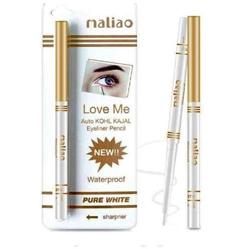 White Maliao Auto Kohl Pencil Kajal Eyeliner Packet Packaging Size 3