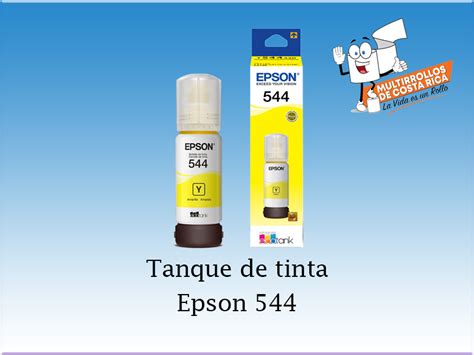 Tanque De Tinta Epson 544 Amarillo Multirrollos De Costa Rica