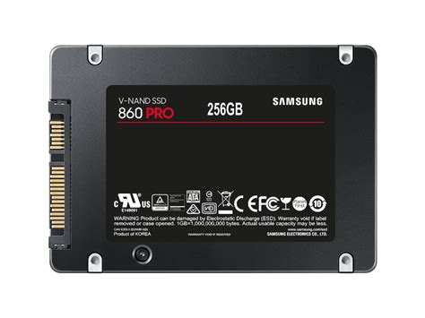 Ssd 860 Pro 2 5 Sata Iii 256gb Memory And Storage Mz 76p256bw Samsung Us