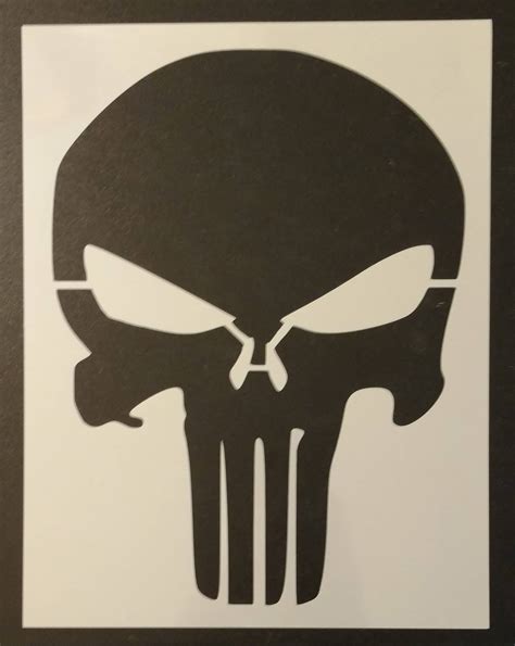 Punisher Stencil Printable