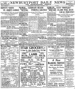 Newburyport Daily News And Newburyport Herald Archives, Nov 7, 1930, p. 1