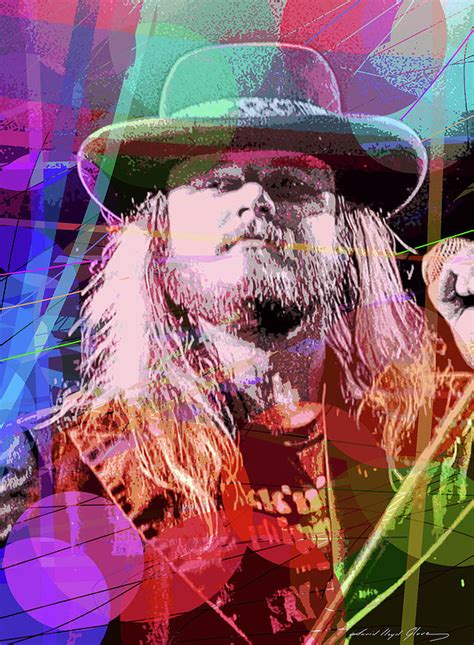 Ronnie Van Zant Painting By David Lloyd Glover Fine Art America