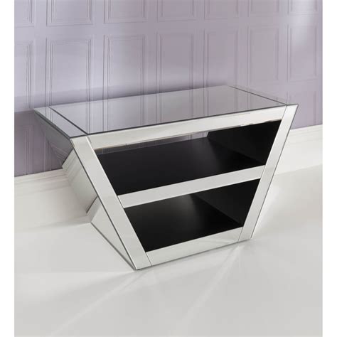 Mirrored Tv Cabinet Venetian Glass Tv Stand Homesdirect365