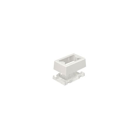 Panduit Caja Sencilla Con Adhesivo Para Canaleta T Blanco