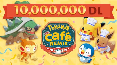 Pokemon Cafe Remix Crosses 10 Million Downloads Celebration T