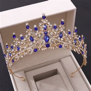 Gold Grecian Floral Crystal Alloy Princess Crown Wedding Tiaras