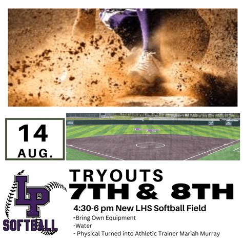 Softball Tryouts Lufkin Middle School