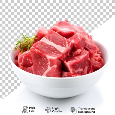 Carne Bovina Isolada Em Fundo Transparente Inclui Arquivo Png PSD Premium