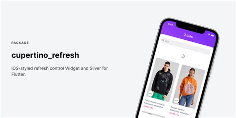 Cupertino Refresh Flutter Package