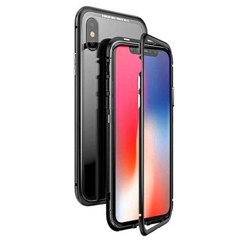 Bakeey Protective Case For Iphone Xs Magnetic Adsorption Metal Bumper