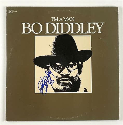 Lot Detail Bo Diddley In Person Signed “i’m A Man” Album Record Third Party Guaranteed