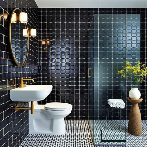 30 Black Tile Bathroom Ideas To Create A Statement