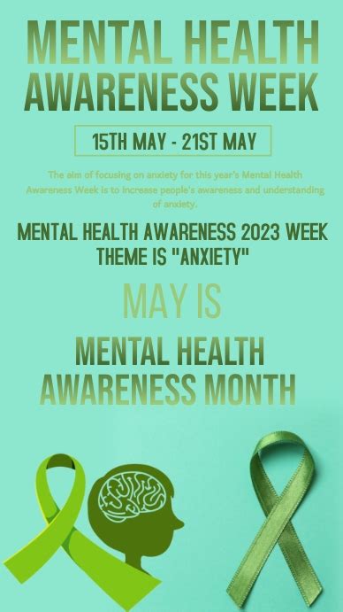 Mental Health Awareness Week Template Postermywall