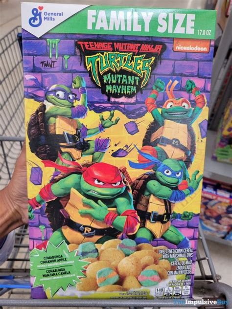 SPOTTED Teenage Mutant Ninja Turtles Mutant Mayhem Cereal