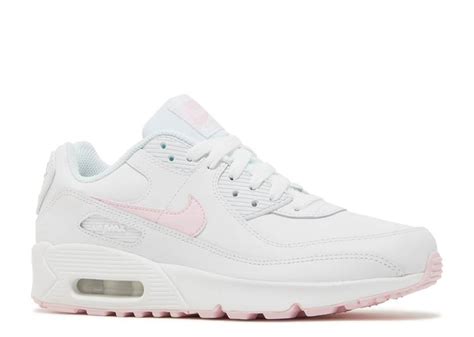 Air Max 90 Leather Gs White Pink Foam Nike Cd6864 121 White