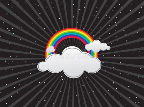 Nuages Et Arcs En Ciel Illustration De Vecteur Illustration Du Nuage