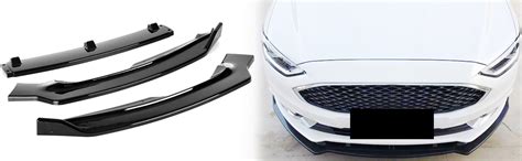 Amazon MotorFansClub 3pcs Front Bumper Lip Splitter Fit For Ford