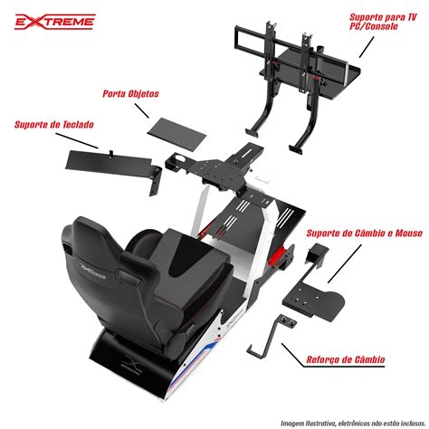 Cockpit Xt Premium V Esta O Completa Xt Completo Extreme Simracing