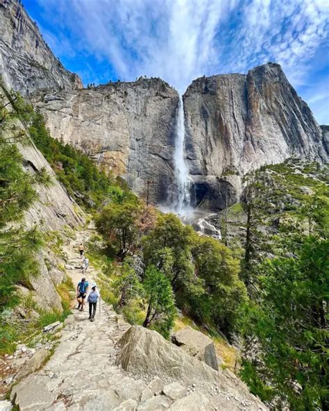 Upper Yosemite Falls Hiking Trail Adventure