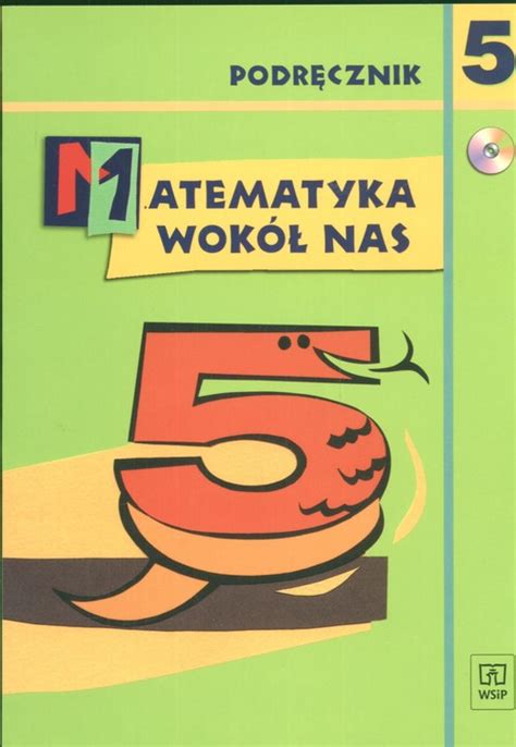 Matematyka wokół nas 5 Podręcznik z płytą CD Lewicka Helena Rosłon