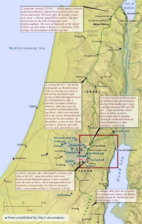 The Kenites at Jabez – Bible Mapper Atlas