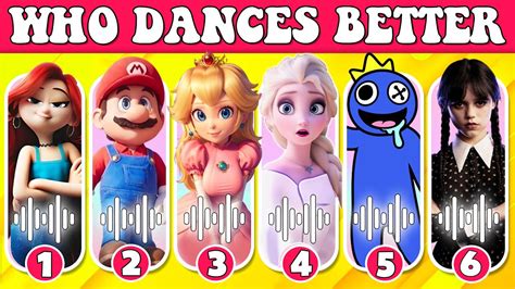 Whos Dances Better Wednesday Vs M3gan Rainbow Frend The Super