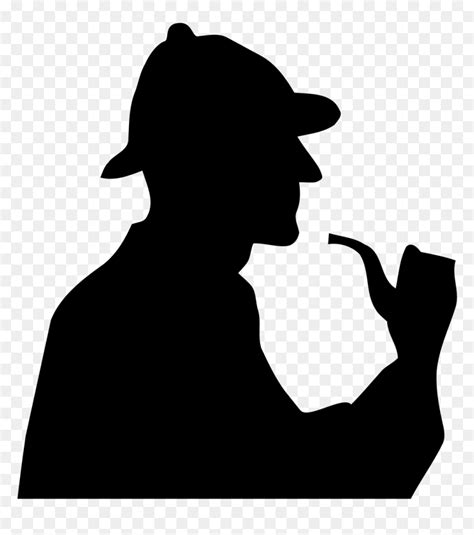 Sherlock Holmes Silhouette Transparent Png Silhouette Clipart