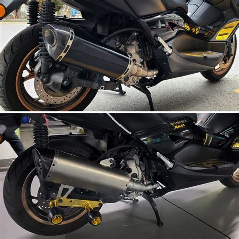 Yamaha Xmax Full System Exhaust Stainless Steel With Real Carbon