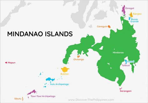 Major Island Divisions Mindanao Island Group Discover The Philippines