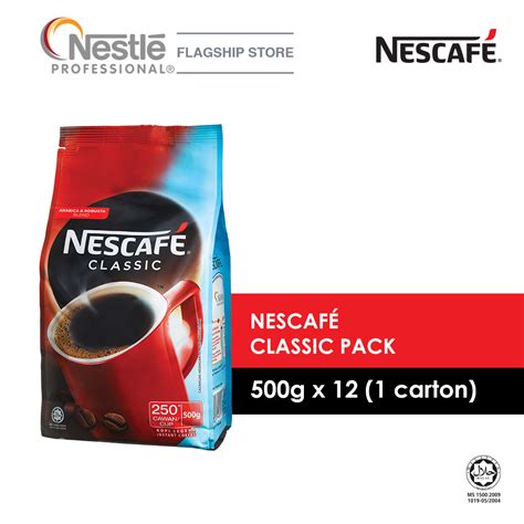 Nescafe Classic Coffee Blend Refill Pack 500gpack X 12 Packs Per Carton Sold Per Carton