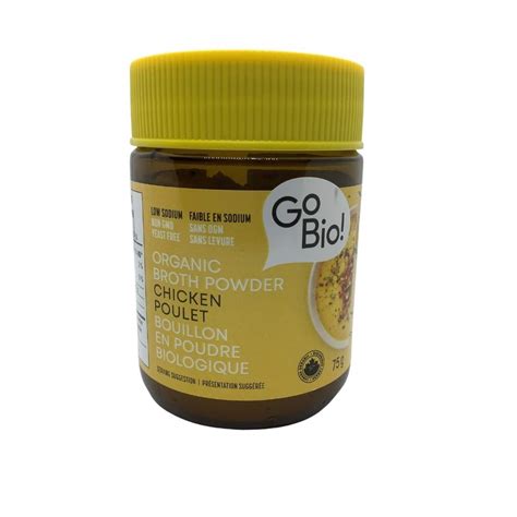 Gobio Organic Broth Powder Chicken 75g Lifestyle Markets