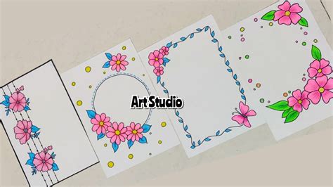 4 Project Work Designs Assignment Front Page Design Border Designs On