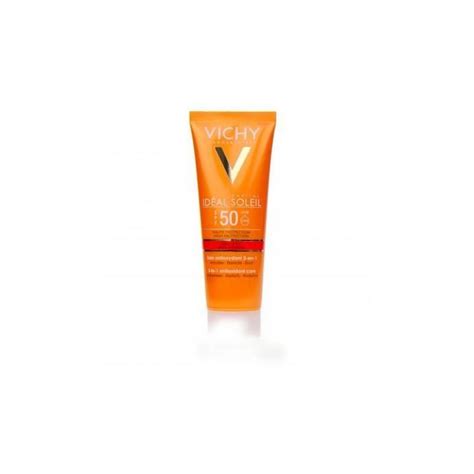 Vichy Capital Soleil Crème Solaire Visage Anti Âge 3 En 1 Spf50 50ml