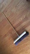 Carlisle Flo Pac Metal Threaded Wooden Broom Squeegee Handle