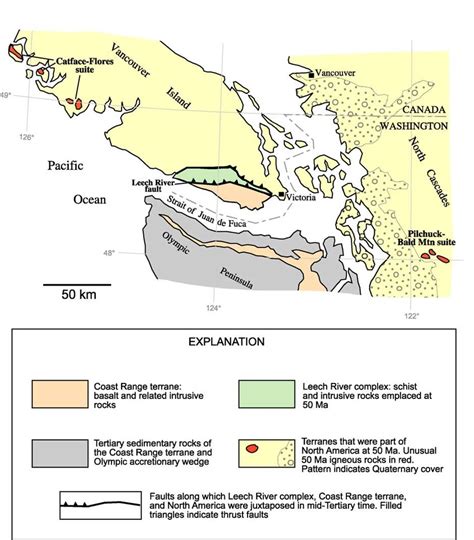 Strait Of San Juan De Fuca Map - Rose Langdon