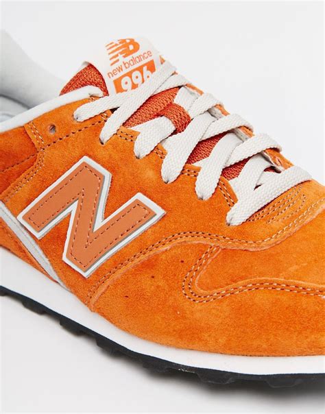 Lyst - New Balance 996 Suede Trainers in Orange for Men