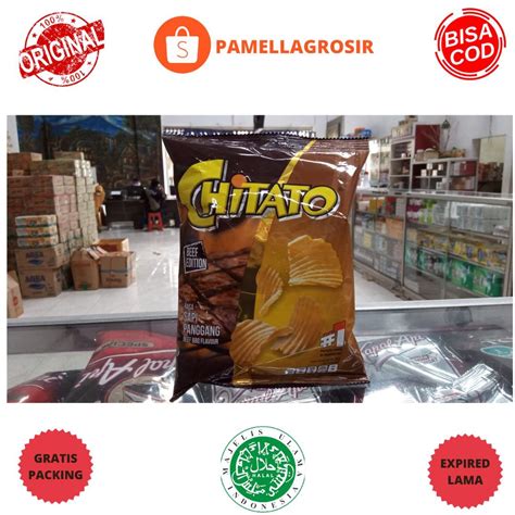 Jual CHITATO SNACK KERIPIK KENTANG SAPI PANGGANG 35GR SNACK