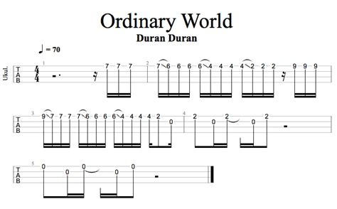 Ordinary World Intro Riff by Duran Duran | Ukulele Go