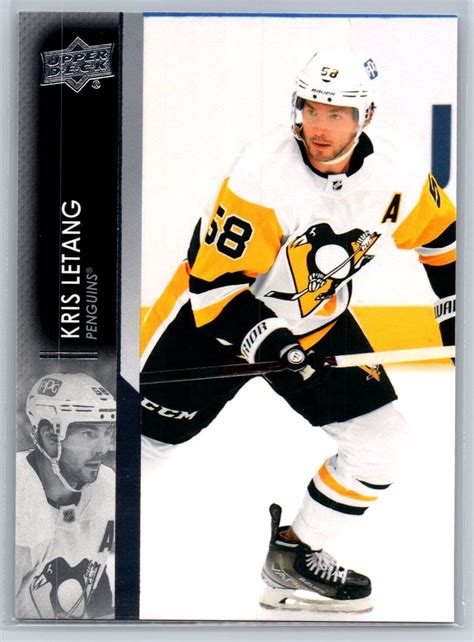 Upper Deck Series Kris Letang Pittsburgh Penguins Ebay